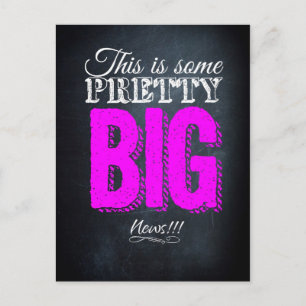 Cartão Postal Esta é uma notícia bem grande