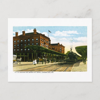 Cartão Postal Estação B&O, Cumberland, Maryland