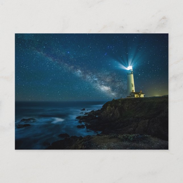 Cartão Postal Estação Califórnia da luz do ponto do pombo (Frente)