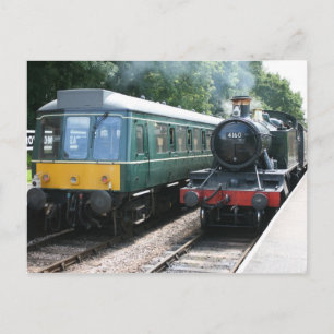 Cartão Postal Estação Crowcombe Heathfield, WS Rail