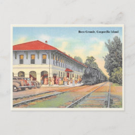 Cartão Postal Estação de caminho de ferro Boca Grande Gasparilla