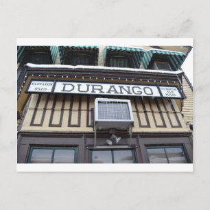 Cartão Postal Estação de caminhos-de-ferro em Durango, Colorado