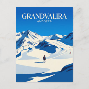 Cartão Postal Estação de Esqui Grandvalira Andorra