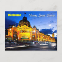 Estação De Flinders Street, Melbourne - Em Dusk