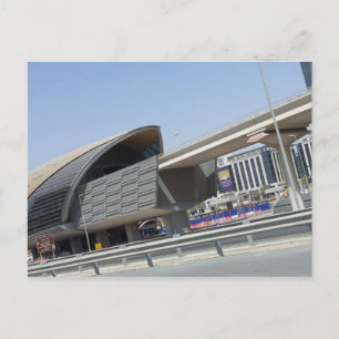 Cartão Postal estação de metro dubai