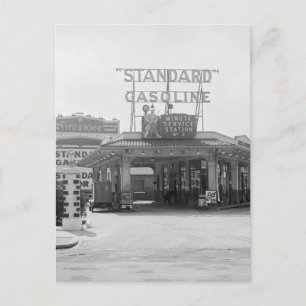 Cartão Postal Estação de preenchimento de 1920