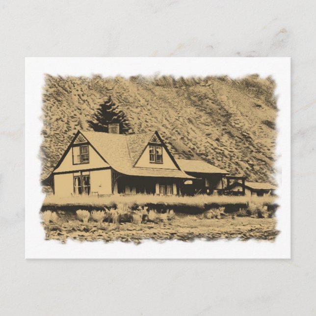 Cartão Postal Estação de trem Wagon wheel gap (Frente)