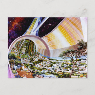 Cartão Postal Estação espacial do anel - habitat futuro do