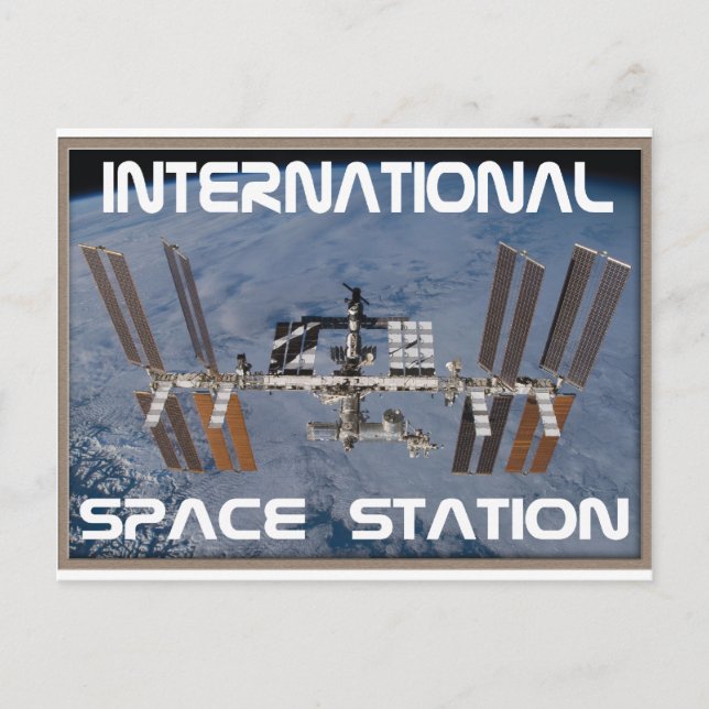 Cartão Postal Estação Espacial Internacional (Frente)