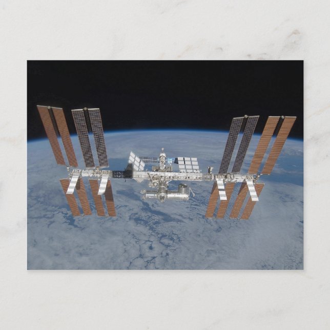 Cartão Postal Estação Espacial Internacional ISS (Frente)
