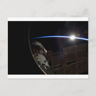 Cartão Postal Estação Espacial Internacional — Vista de Atla