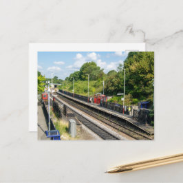 Cartão Postal Estação Ferroviária de Cottingley, Leeds