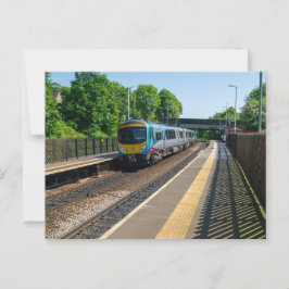 Cartão Postal Estação Ferroviária de Deighton, Huddersfield