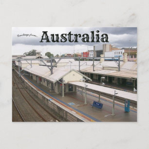 Cartão Postal Estação Ferroviária de Hornsby Austrália