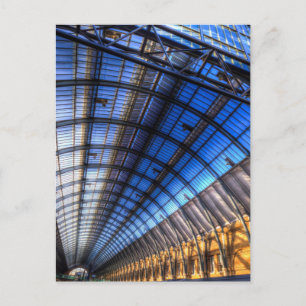 Cartão Postal Estação Kings Cross Londres Inglaterra