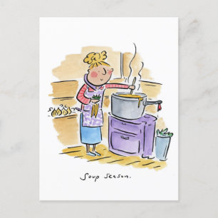 Cartão Postal Estação Soup
