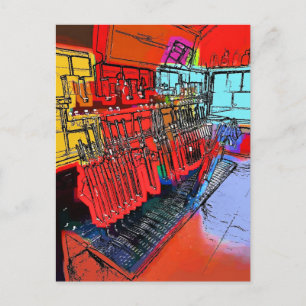 CARTÃO POSTAL ESTAÇÕES DE COMBOIO