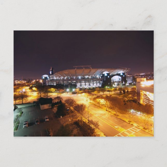 Cartão Postal estádio charlotte Nc (Frente)