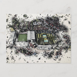 Cartão Postal Estádio de críquete artístico Leeds, Yorkshire