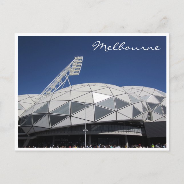 Cartão Postal estádio de melbourne aami (Frente)
