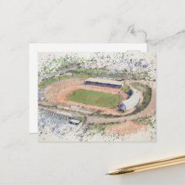 Cartão Postal Estádio Odsal, Bradford Aerial Art