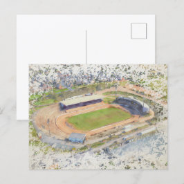 Cartão Postal Estádio Odsal, Bradford Aerial Art