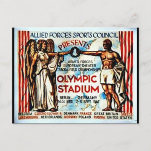 Cartão Postal Estádio olimpiadas