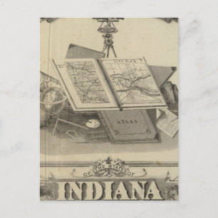 Cartão Postal Estado de Indiana