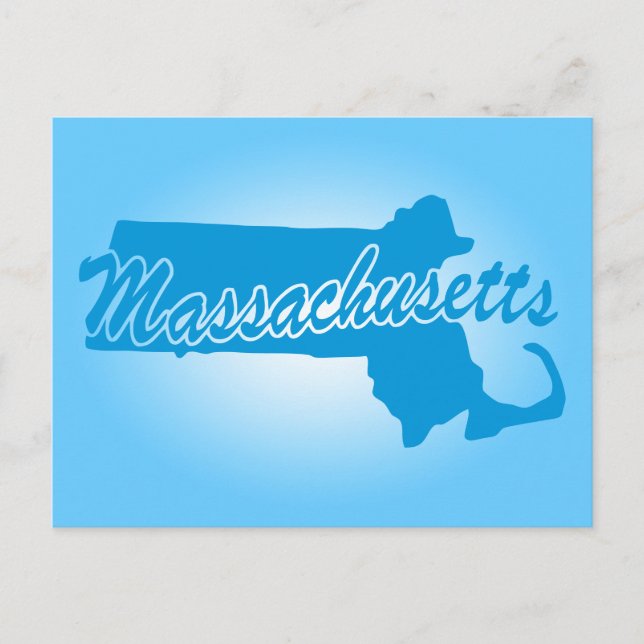 Cartão Postal Estado de Massachusetts (Frente)