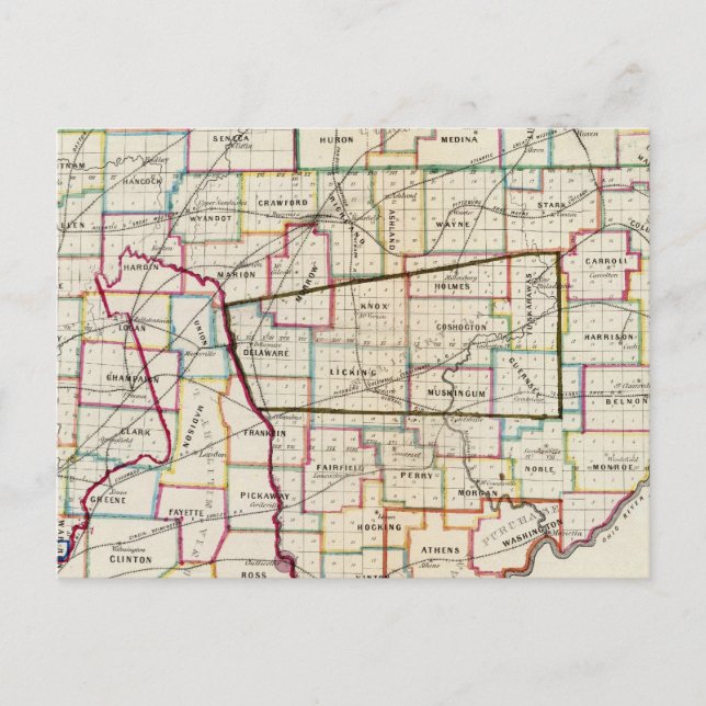 Cartão Postal Estado de Ohio (Frente)