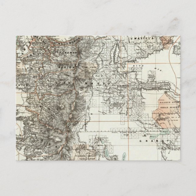 Cartão Postal Estado de Oregon (Frente)