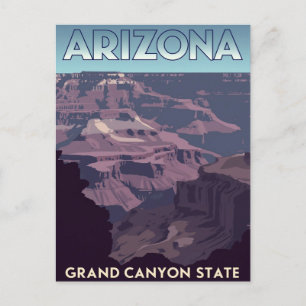 Cartão Postal Estado do Grande Canyon do Arizona