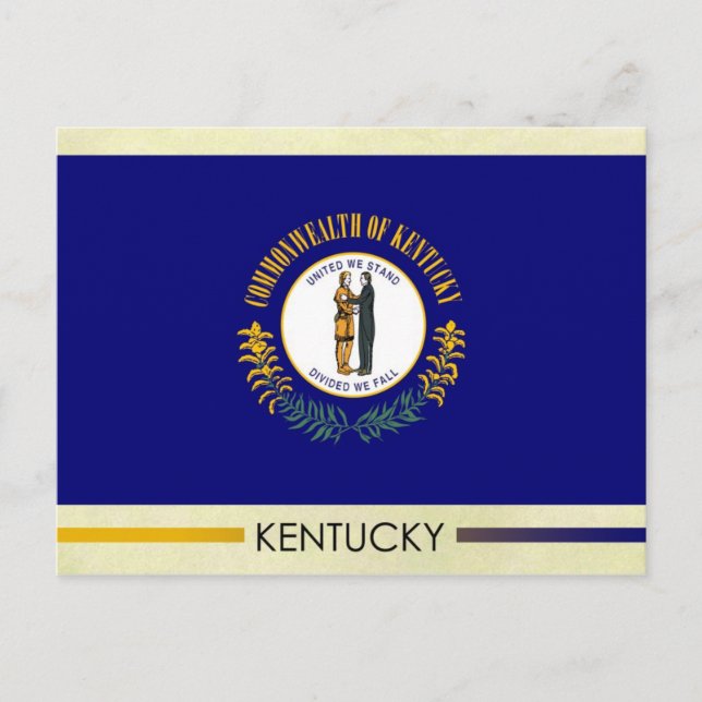 Cartão Postal Estado do Kentucky (Frente)