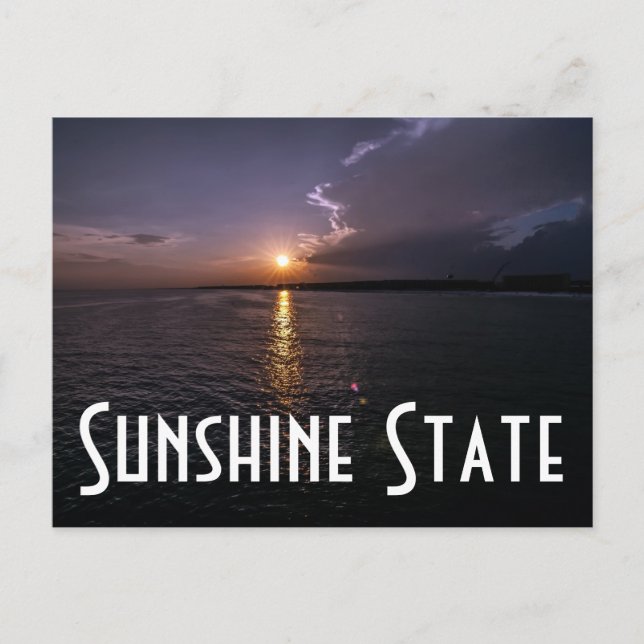 Cartão Postal Estado Sunshine (Frente)