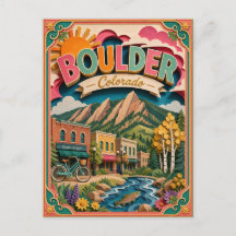 Estados PopCut Boulder Colorado Arte de Papel