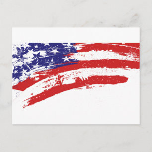 Cartão Postal Estados Unidos/American Star Flag, EUA/EUA