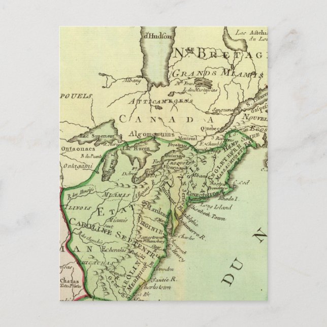 Cartão Postal Estados Unidos, Canadá 2 (Frente)