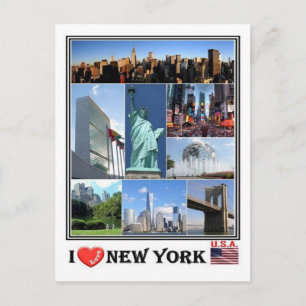 Cartão Postal Estados Unidos da América - Nova Iorque -
