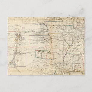 Cartão Postal Estados Unidos, Territórios