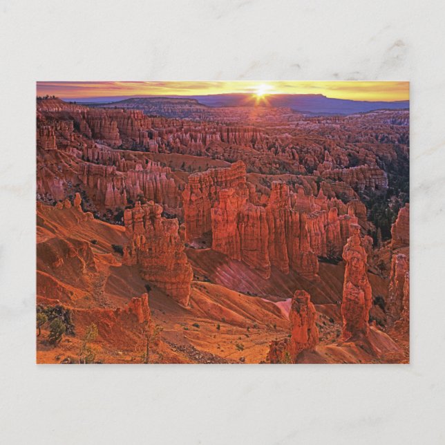 Cartão Postal Estados Unidos, Utah, Bryce Canyon National Park (Frente)