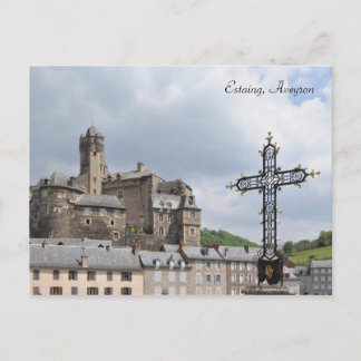 Cartão Postal Estaing, França postal