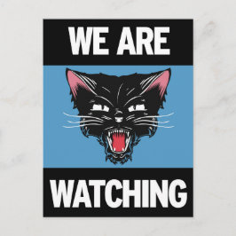 Cartão Postal Estamos Assistindo Cartão-Postal