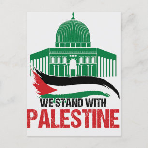 Cartão Postal Estamos com a Palestina