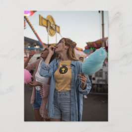 Cartão Postal Estamos do lado de fora