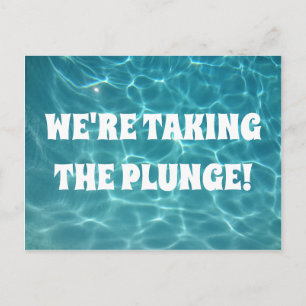 Cartão Postal Estamos pegando o mergulho!