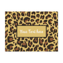 Estampa Animal Clássica de Leopardo Felino Padrão 