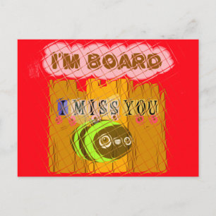 Cartão Postal Estampa de Arte da Abelha Excêntrica