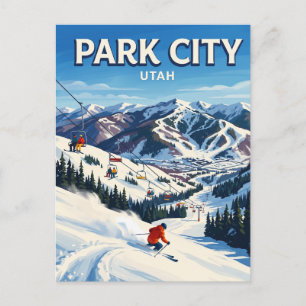 Cartão Postal Estância de Montanha Park City Utah