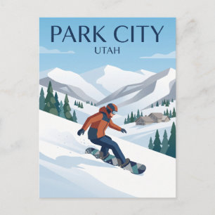 Cartão Postal Estância de Montanha Park City Utah