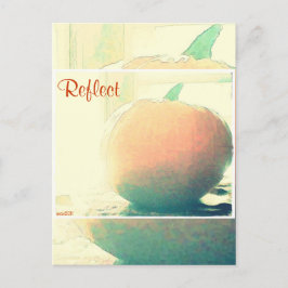 Cartão Postal Estas estações silenciosas outubro Pumpkin